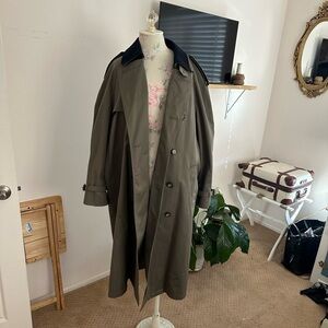 Ralph Lauren Olive Trench Coat